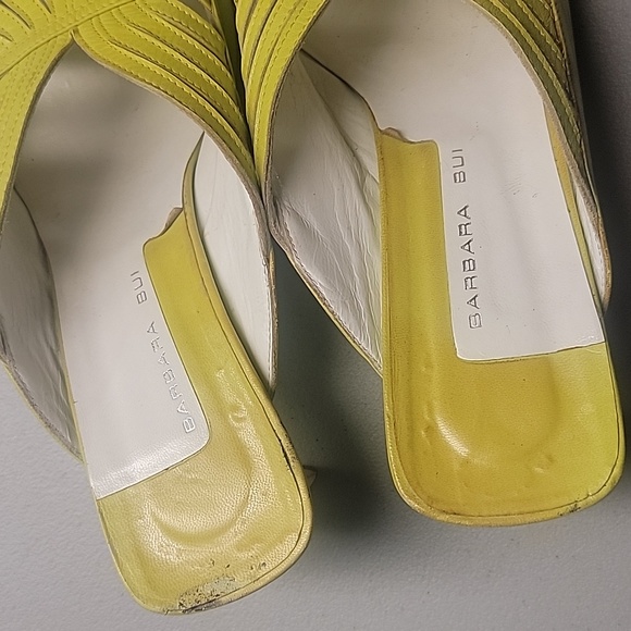 Barbara Bui Vintage Leather Peek-A-Boo Strappy Upper w/2" Heels - Size 40 - Picture 6 of 17